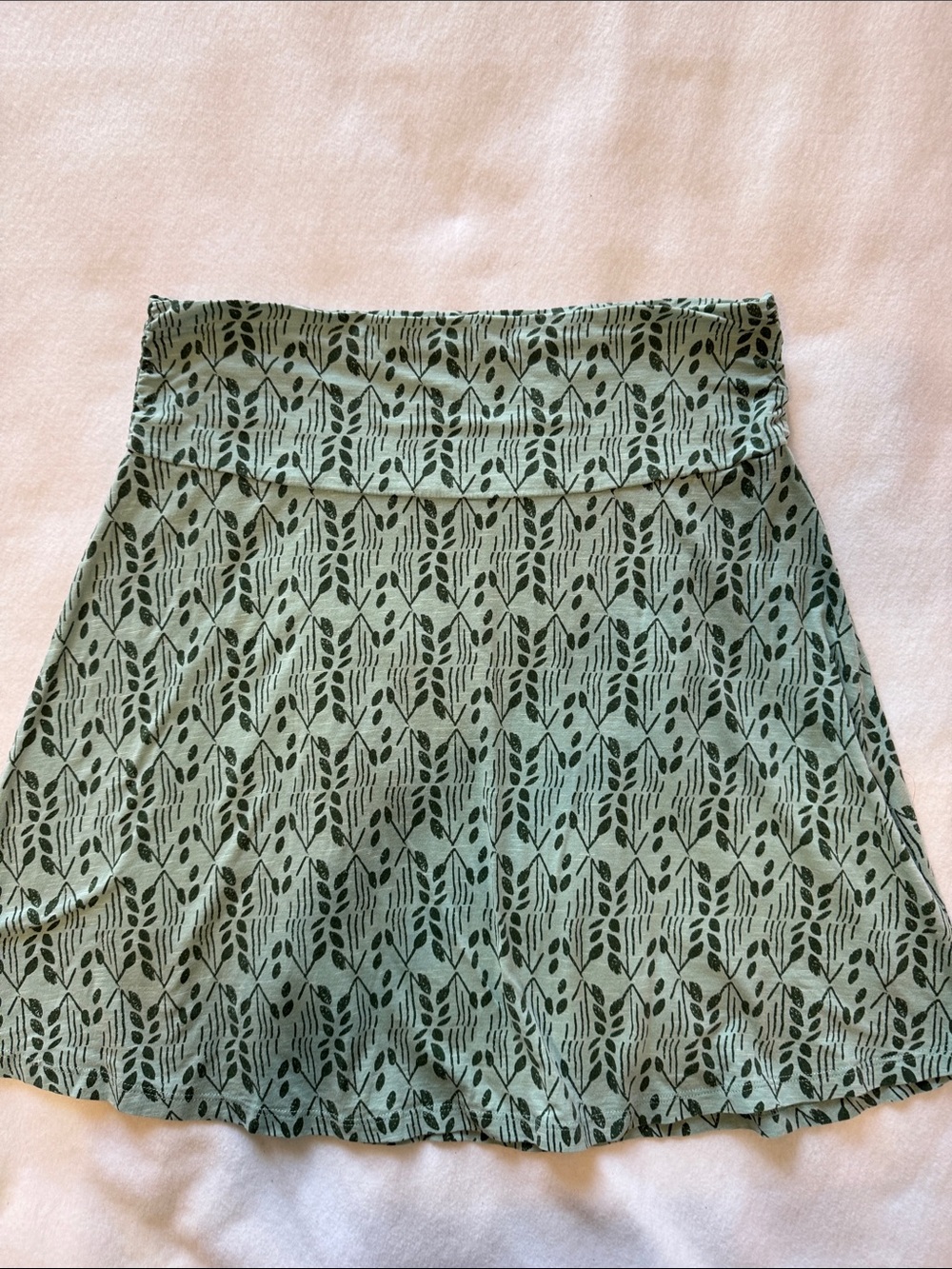 Toad&Co Tencel Organic Cotton Printed A-Line Skirt Medium 30” Waist - Picture 3 of 6